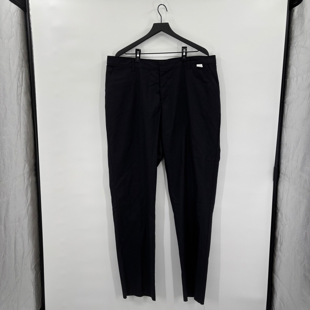 Dickies Work Pants Womens 22W Black Straight Leg Unfinished Hem FPW221BK Pant